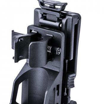 NEXTORCH Taktisches Taschenlampen Holster V51 - 360 Grad drehbar, Schnellverschluss, Gürtelclip mit Breitenreduktion